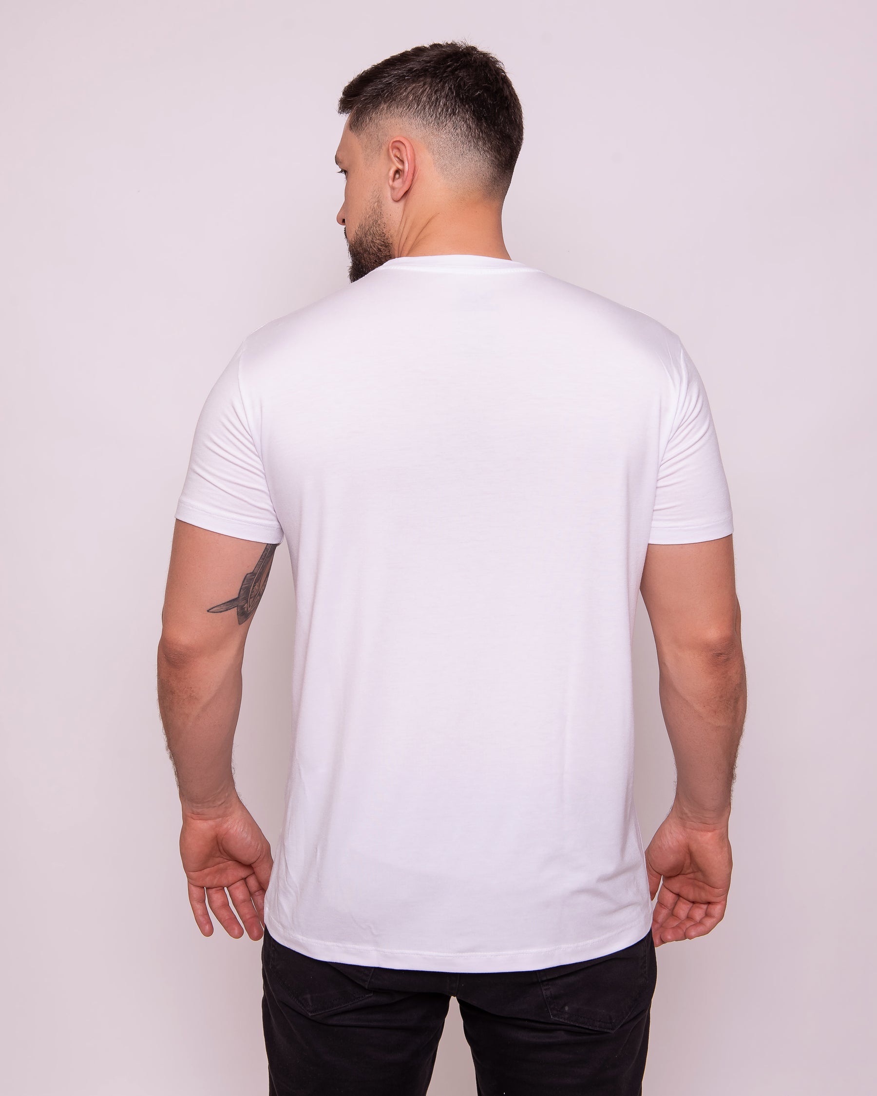 camiseta-masculina-tech-t-shirt-wordless-branco-costas